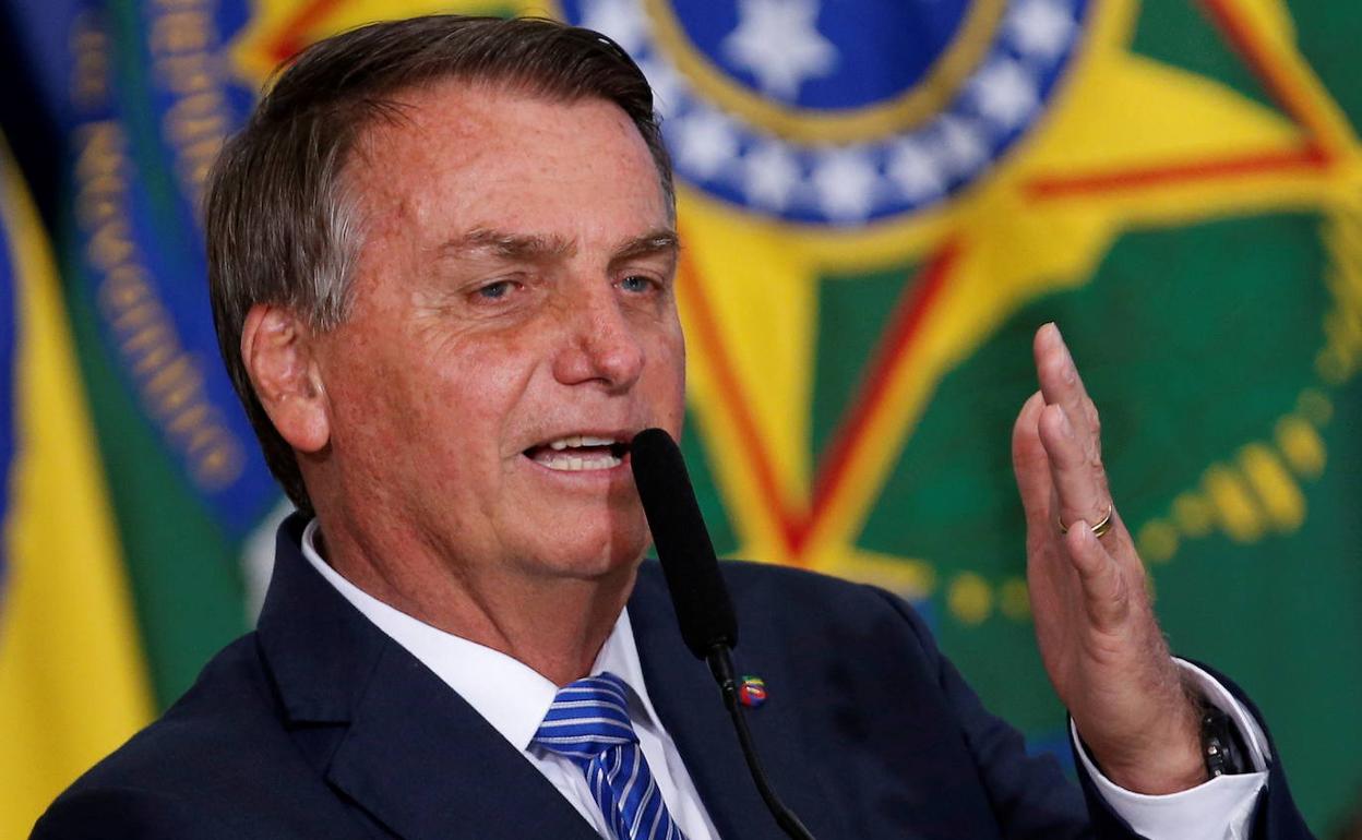 Jair Bolsonaro, presidente de Brasil.