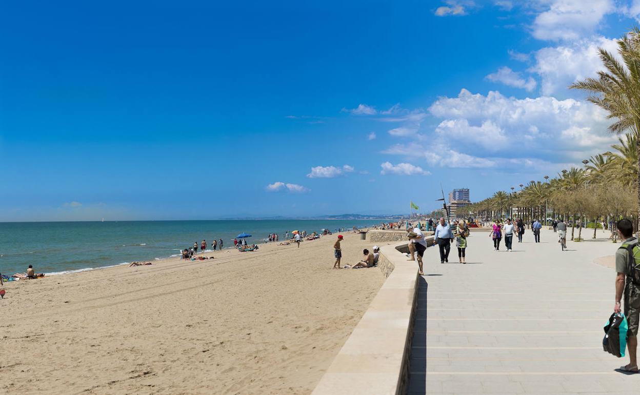 Playa de Segur de Calafell. 