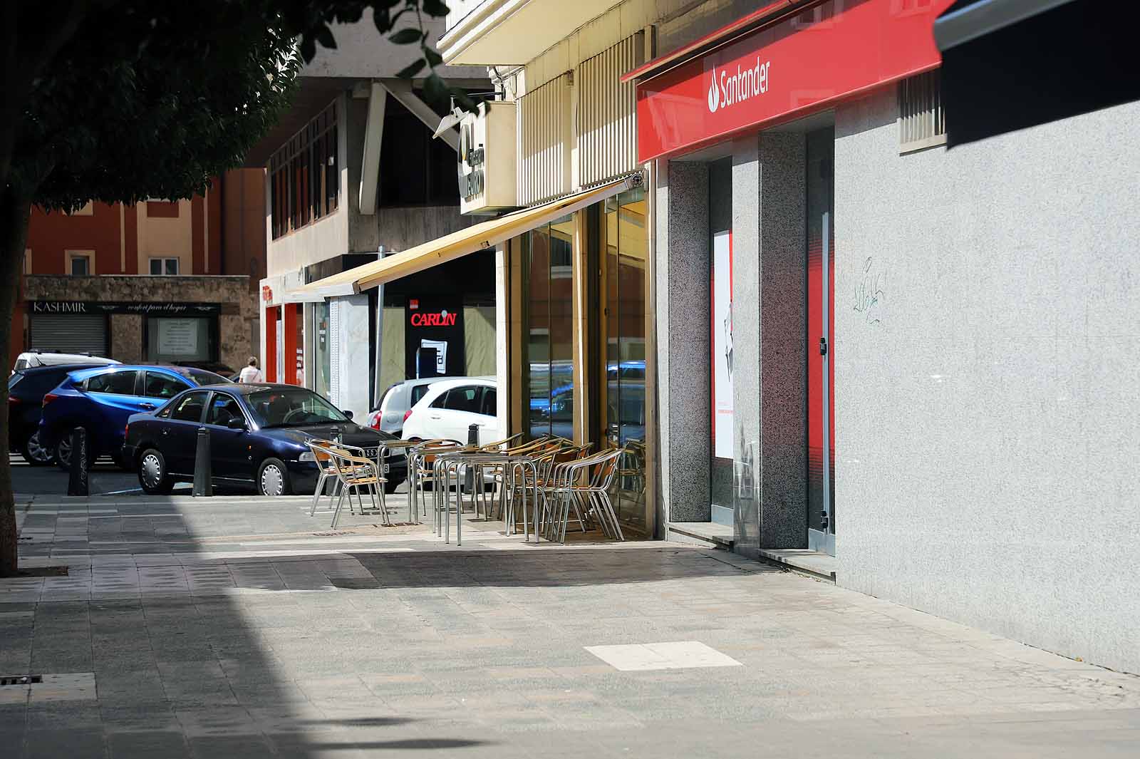 Las terrazas a la sombra han sido parada obligatoria para muchos. 