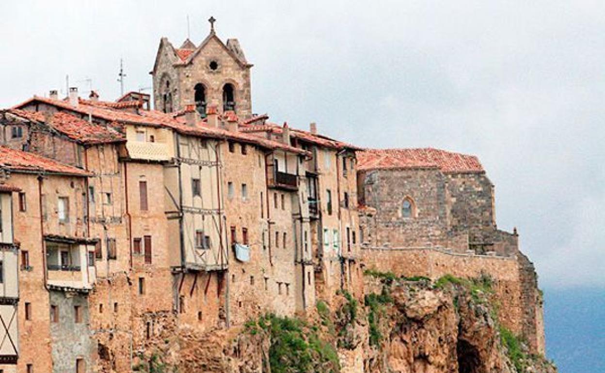 Las casas colgantes de Frías. 