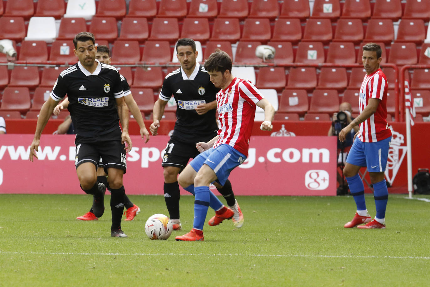 Los de Calero pierden por la mínima ante el Sporting de Gijón.