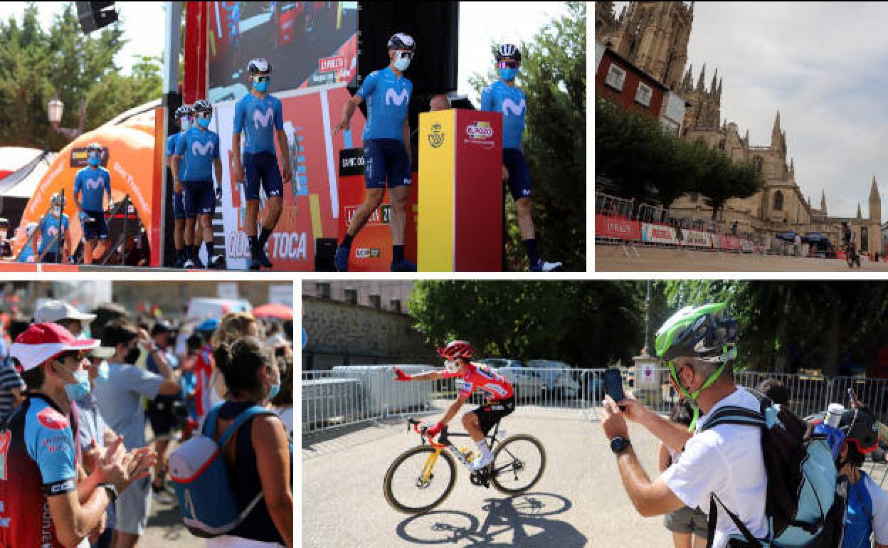 Instantáneas de la Vuelta a España a su paso por Burgos.