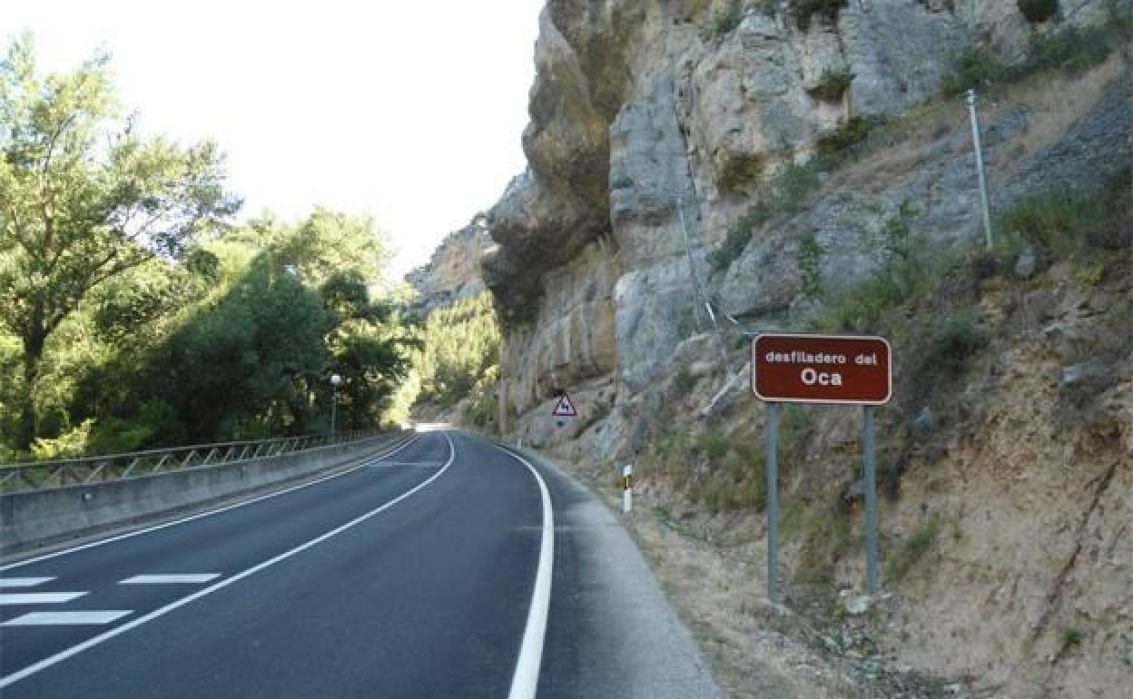 Una de las carreteras afectadas por las labores de conservación. 