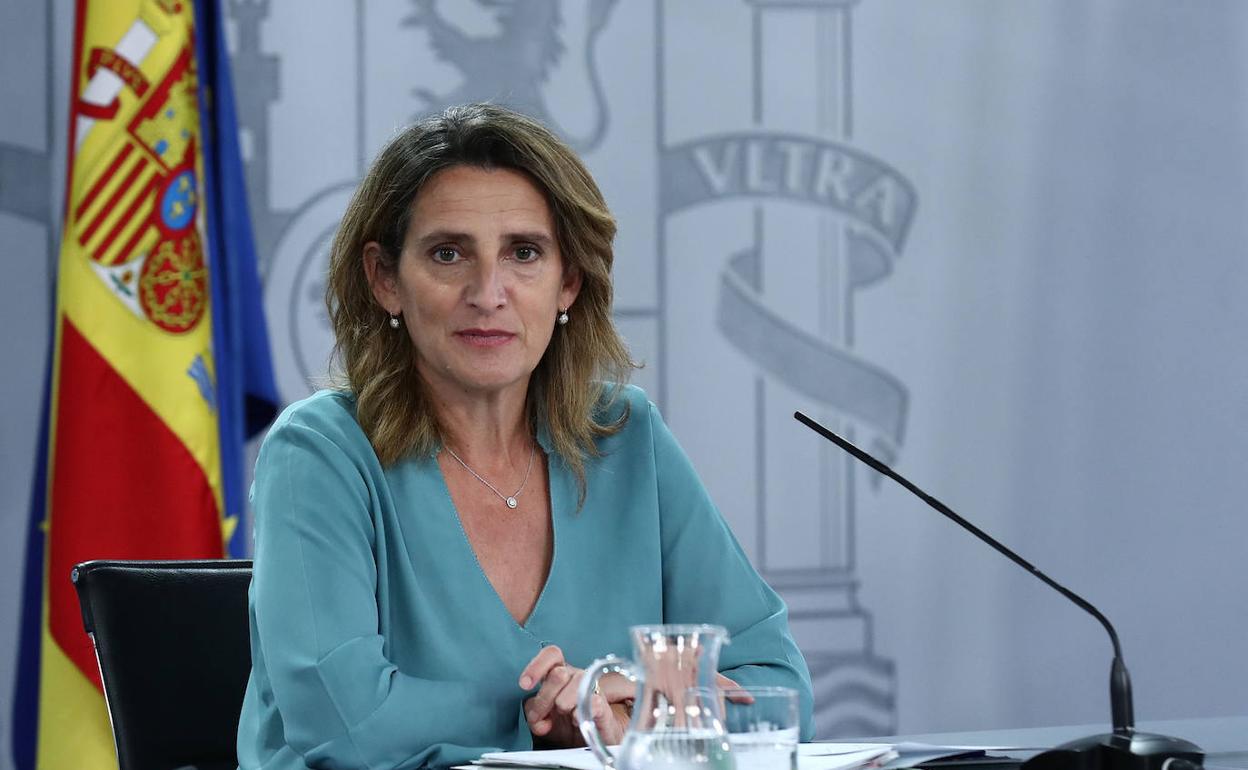 La vicepresidenta tercera, Teresa Ribera. 