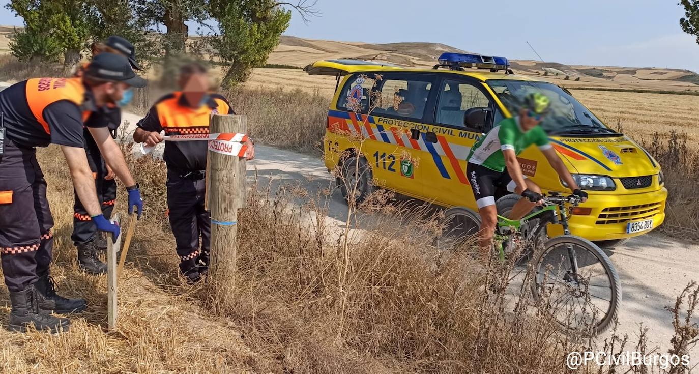 Los voluntarios se enfrentaron a una emergencia sin saber que se trataba de una simulación.