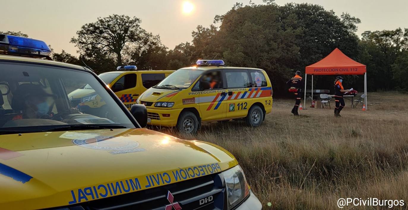 Los voluntarios se enfrentaron a una emergencia sin saber que se trataba de una simulación.