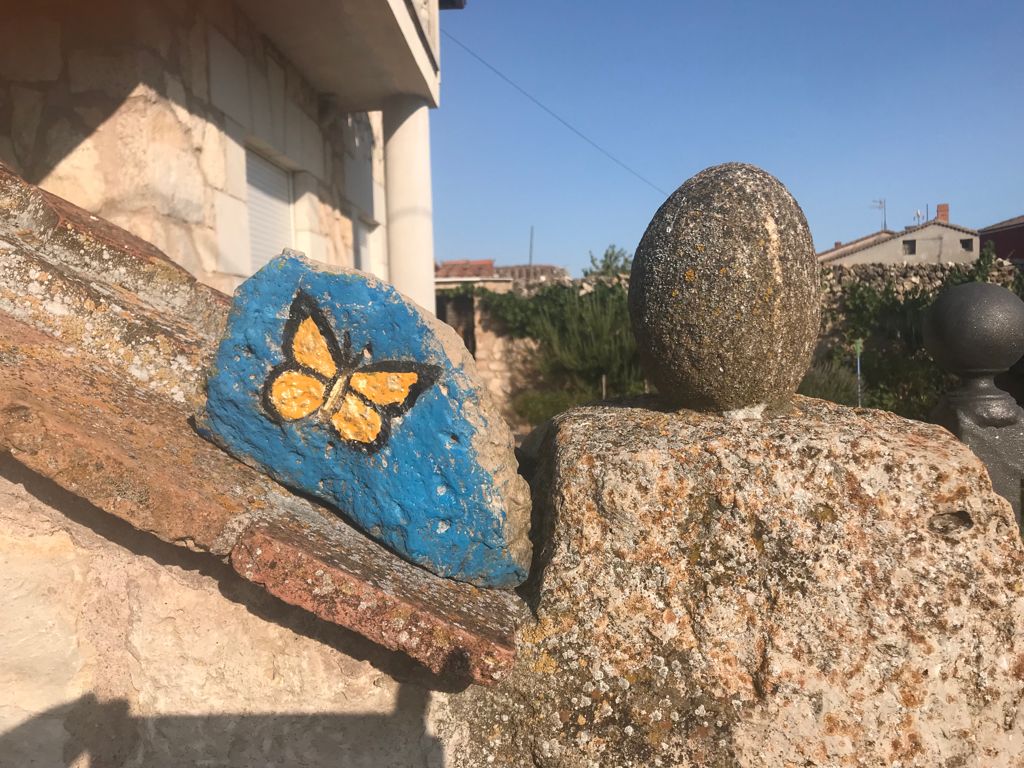 Fotos: &#039;PetreArte&#039;, pintura sobre piedras en Palazuelos de Muñó