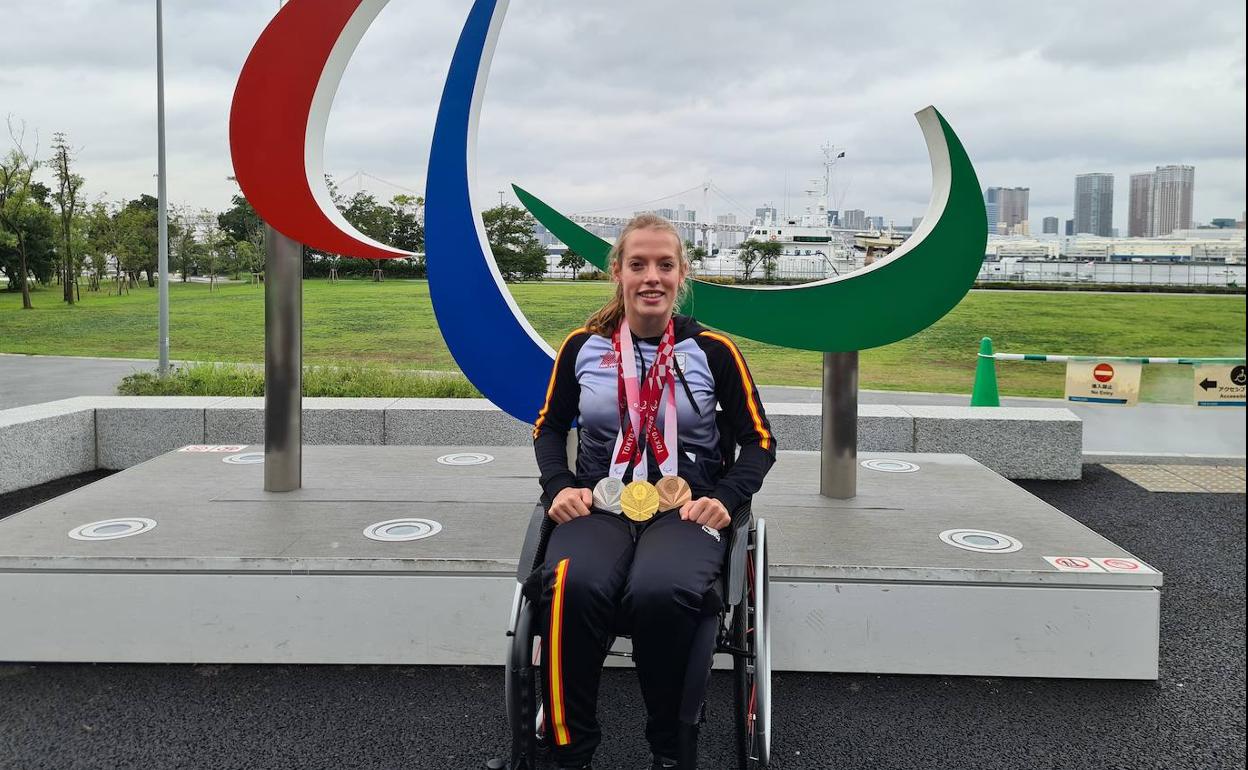 Marta Fernández cierra su participación en los Juegos Olímpicos con tres medallas.