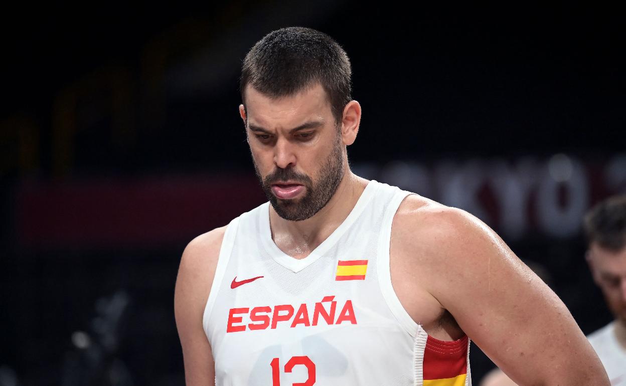 Marc Gasol, con España en los Juegos de Tokio.