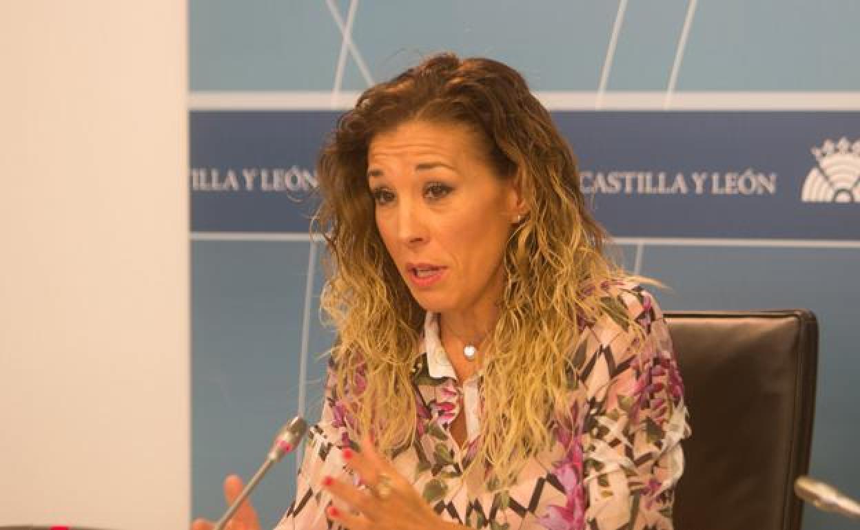 Virginia Jiménez, procuradora del PSOE. 