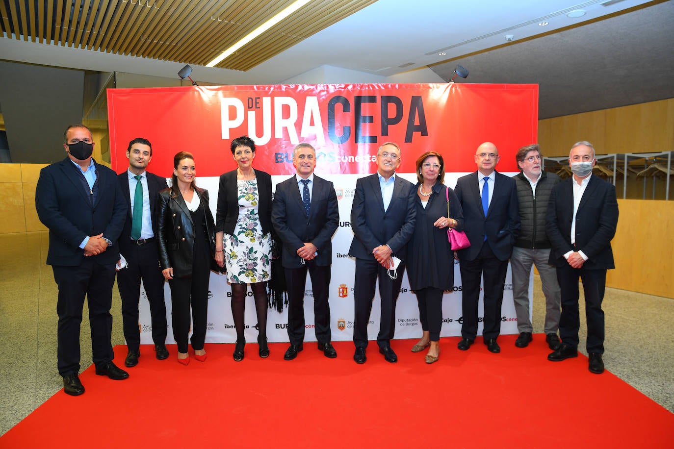 Representantes de la Fundación Caja de Burgos.