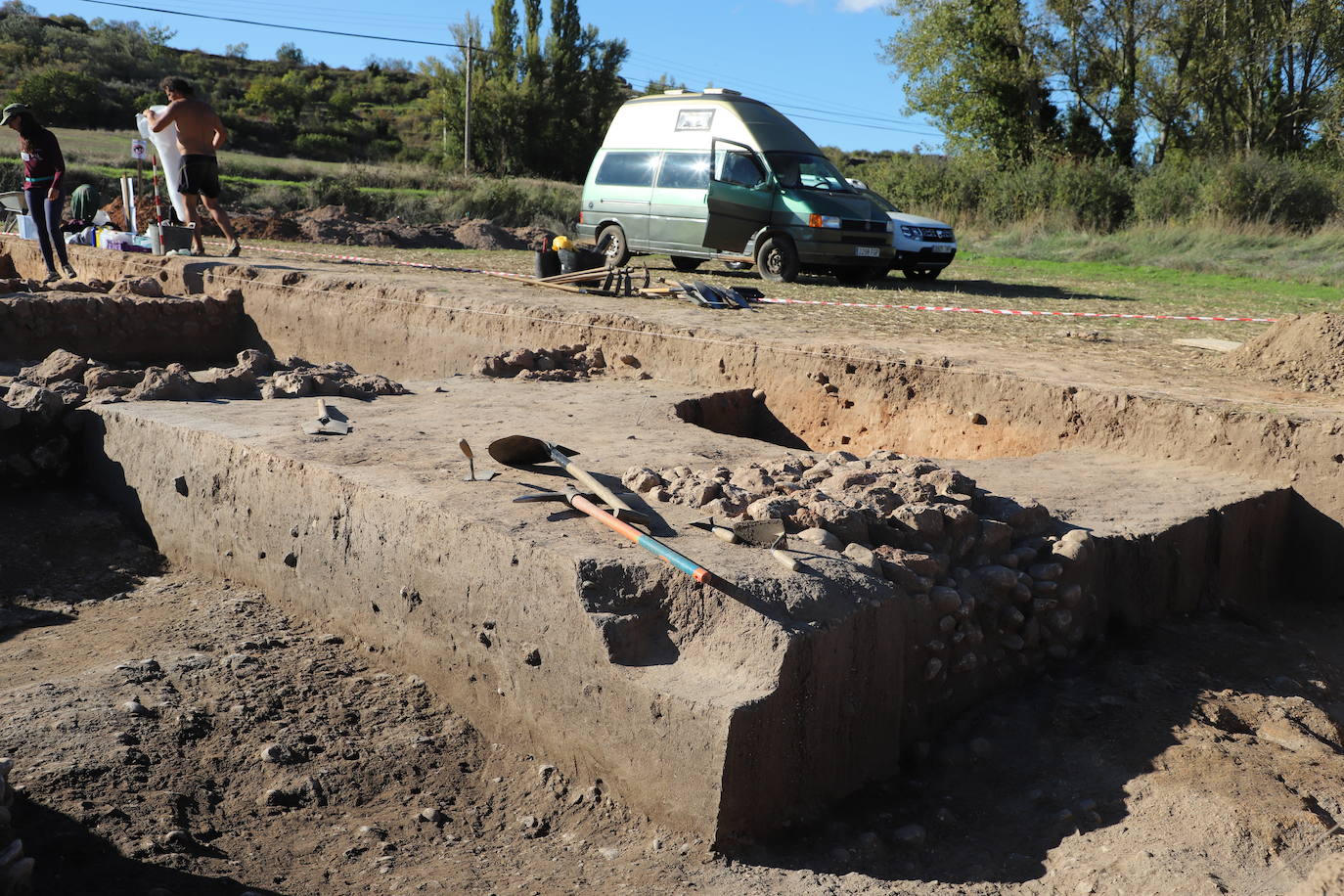 Fotos: La ciudad romana de Flaviagusta emerge en Poza de la Sal