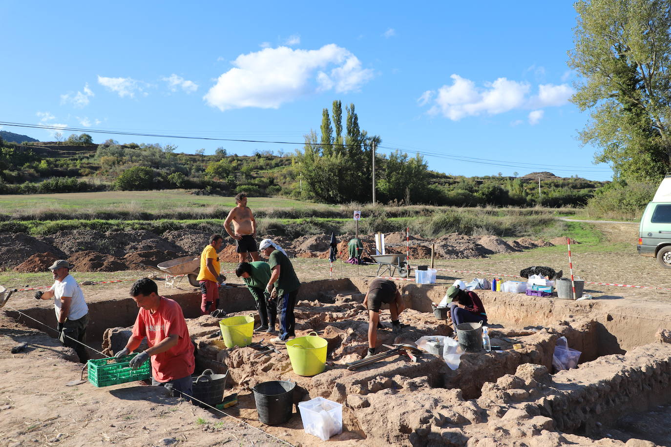 Fotos: La ciudad romana de Flaviagusta emerge en Poza de la Sal