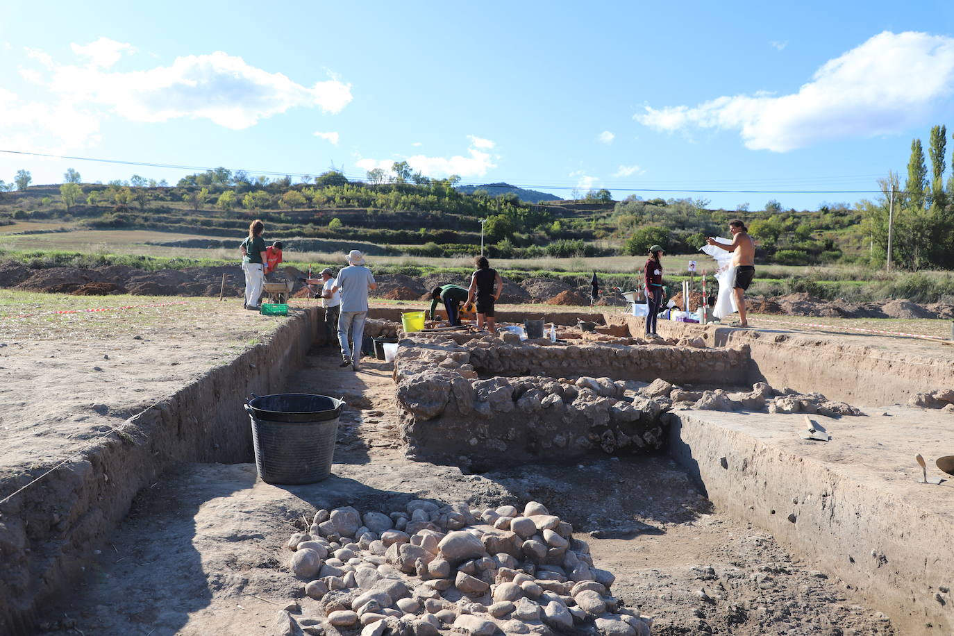 Fotos: La ciudad romana de Flaviagusta emerge en Poza de la Sal