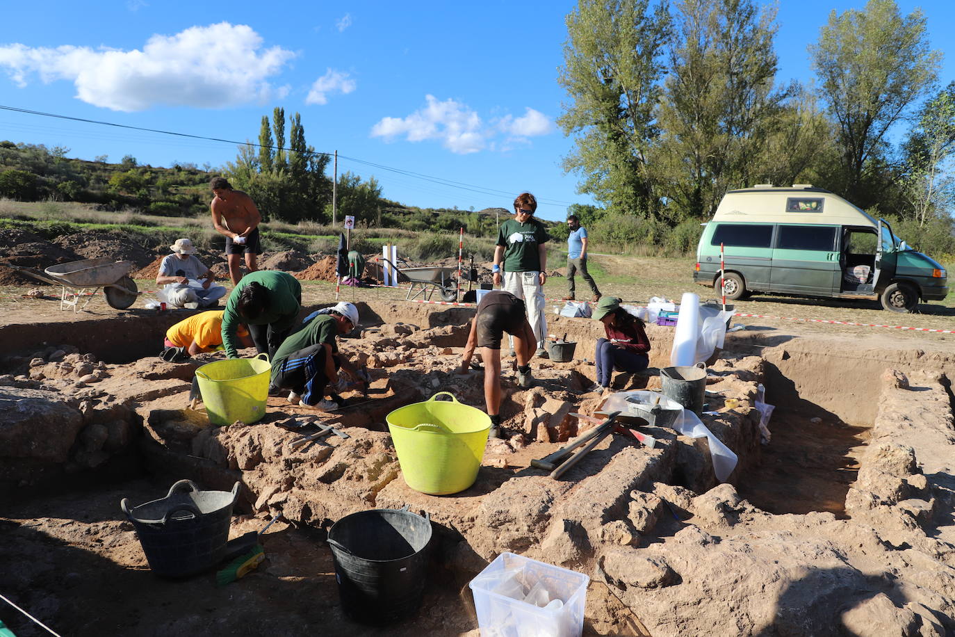 Fotos: La ciudad romana de Flaviagusta emerge en Poza de la Sal