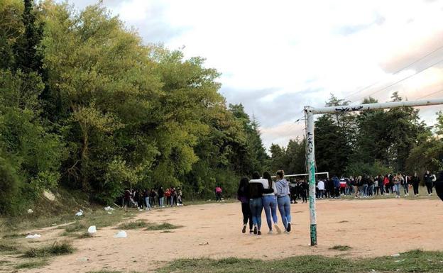 Las inmediaciones del Castillo un sábado por la tarde.