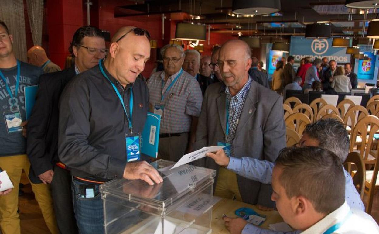 Imagen de archivo de un congreso comarcal del PP. 