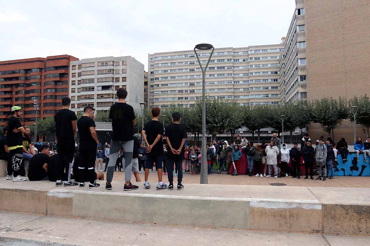 Fotos: El parkour reivindica un espacio en Burgos