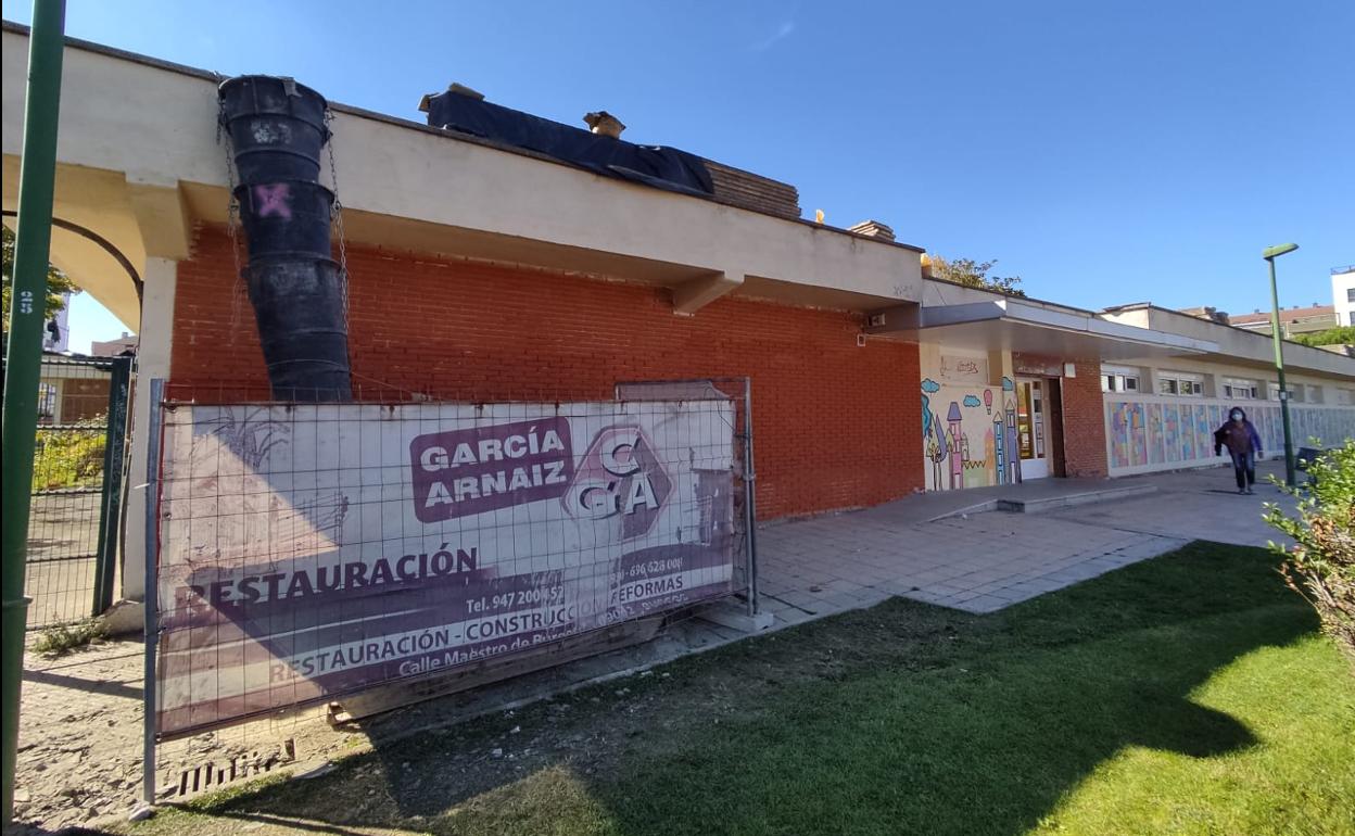 Obras de la escuela infantil Santa María la Mayor.