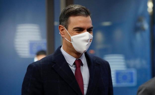 Pedro Sánchez, este viernes en Bruselas. 