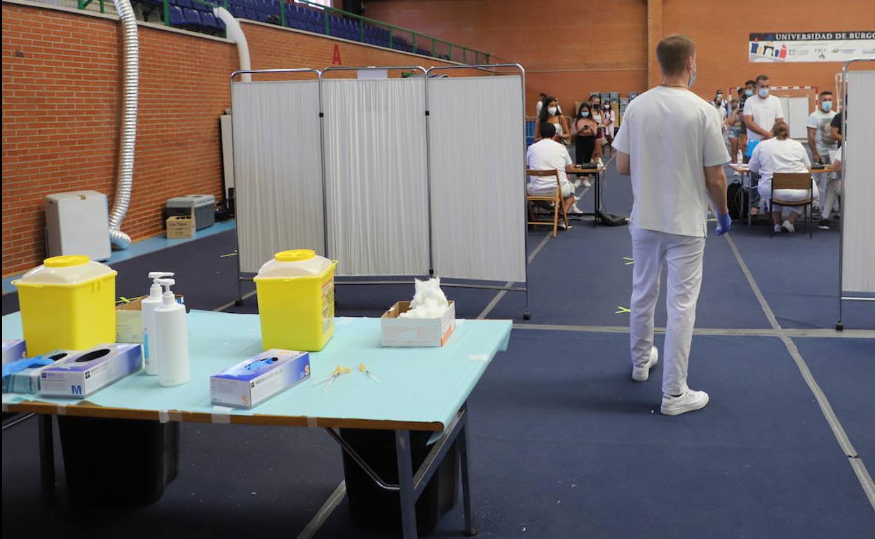 Campaña de vacunación frente a la covid-19 en Burgos. 