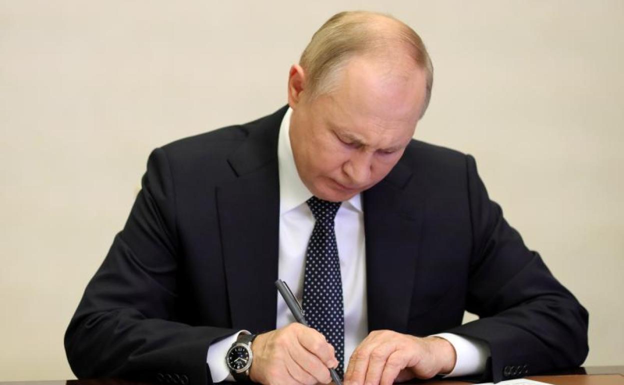 El presidente ruso, Vladímir Putin. 