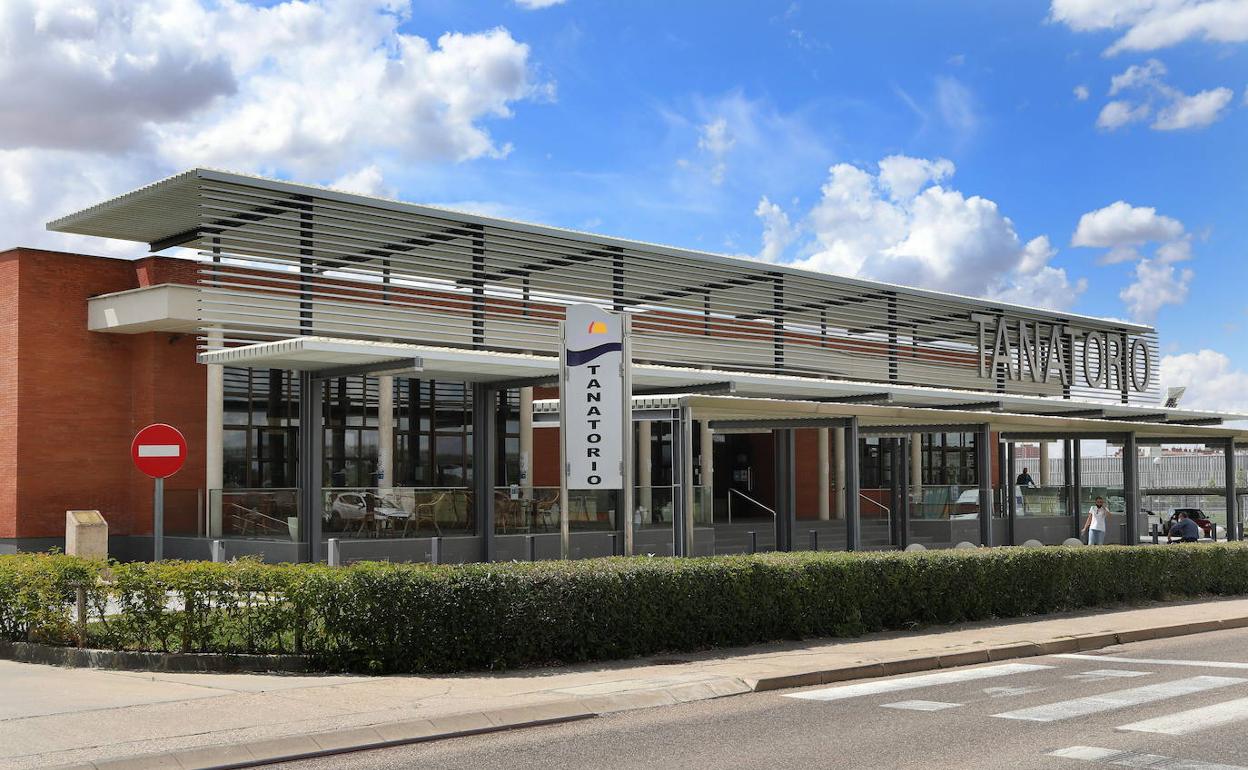 Tanatorio de Palencia, en una fotografía de archivo.