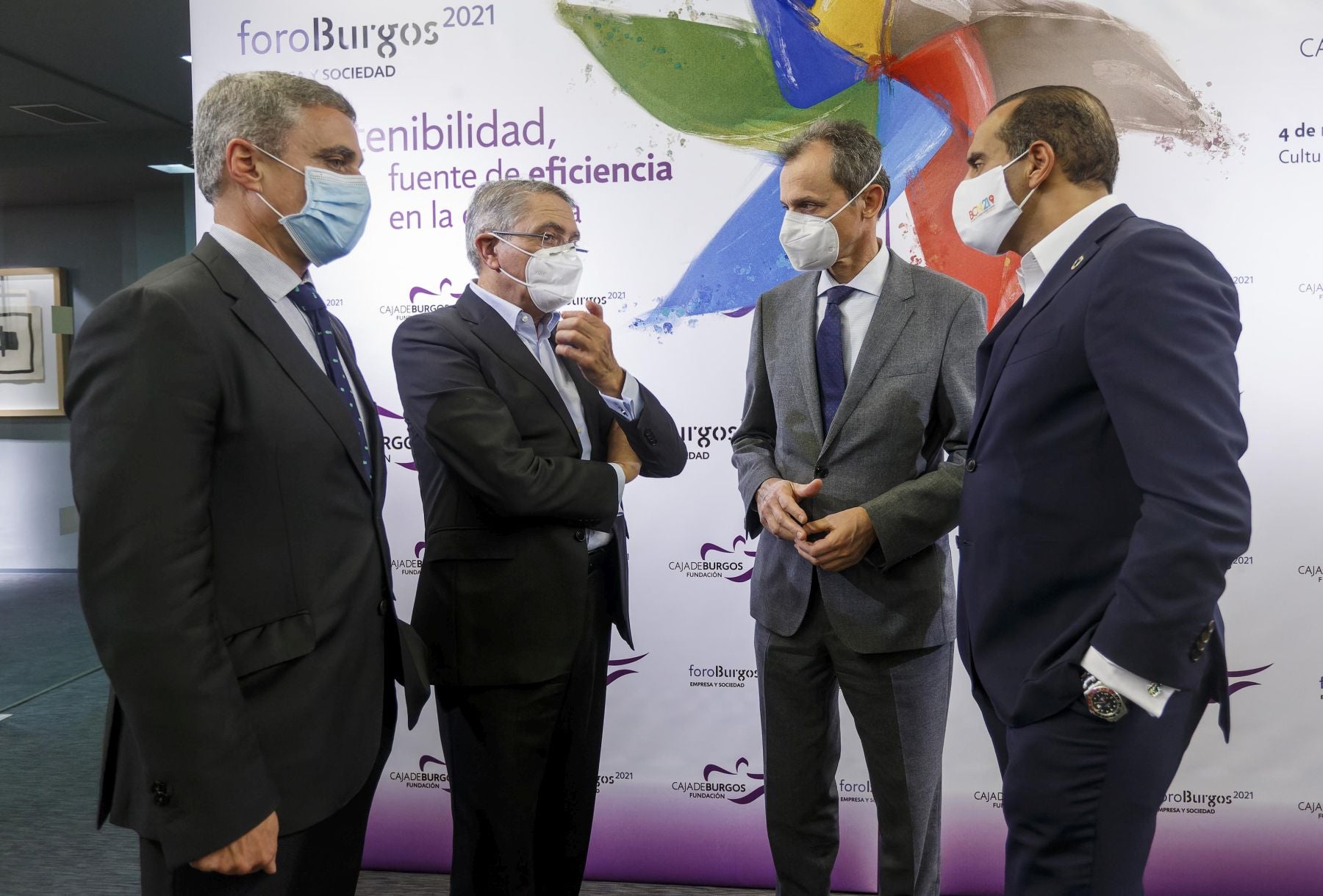 Fotos: Pedro Duque y Juan Verde participan en foroBurgos