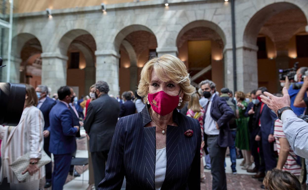 La expresidenta de la Comunidad de Madrid, Esperanza Aguirre, en una imagen de archivo. 