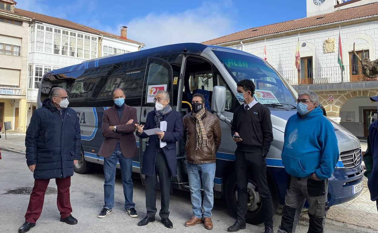 Presentación del bono rural gratuito en Valle de Valdebezana. 