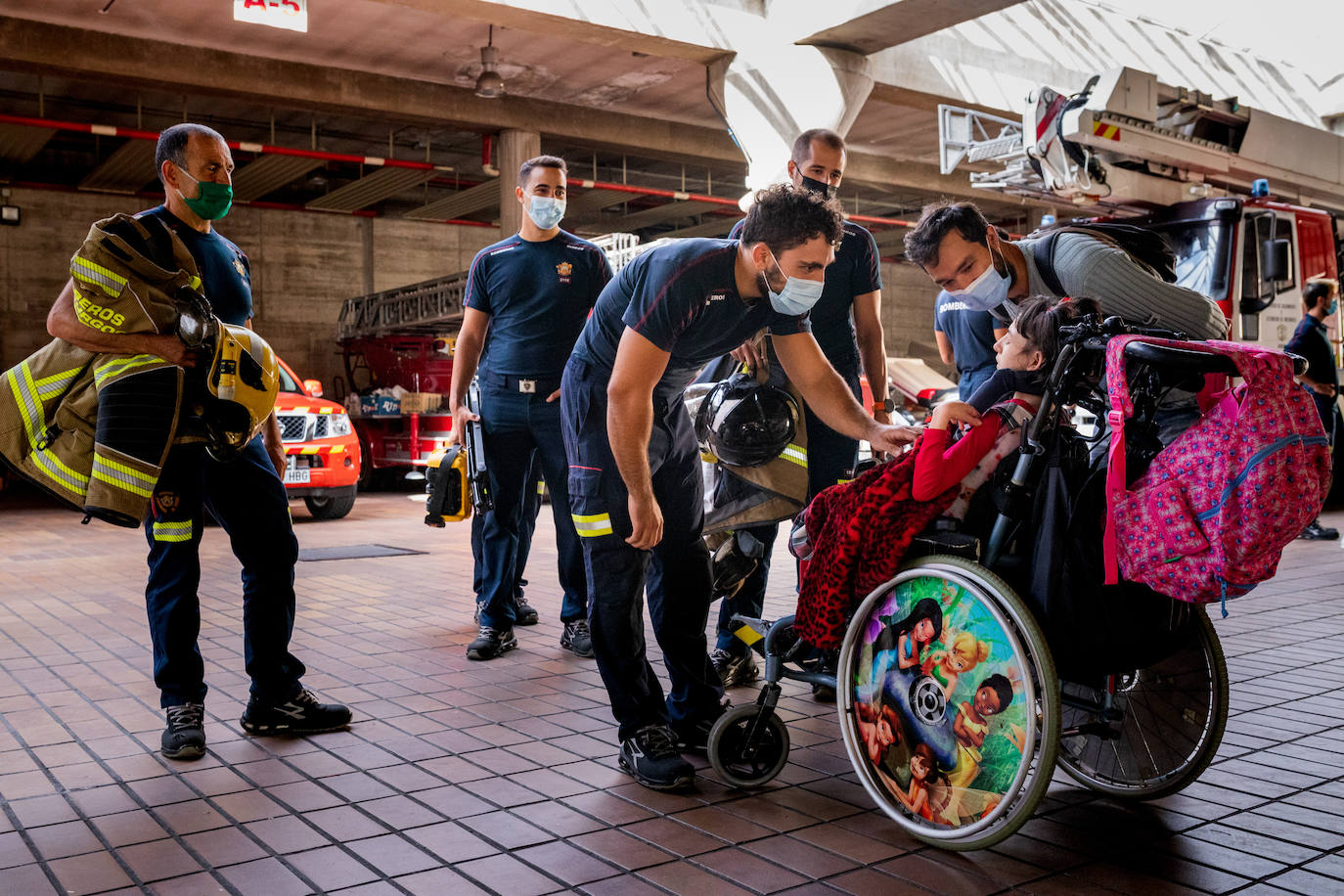 Fotografía de Chomi Delgado para el calendario solidario