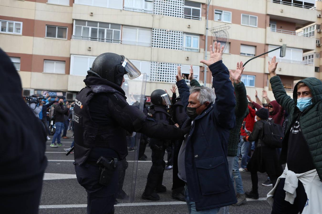 La manifestación ha concluido con una persoa detenida y ningún herido