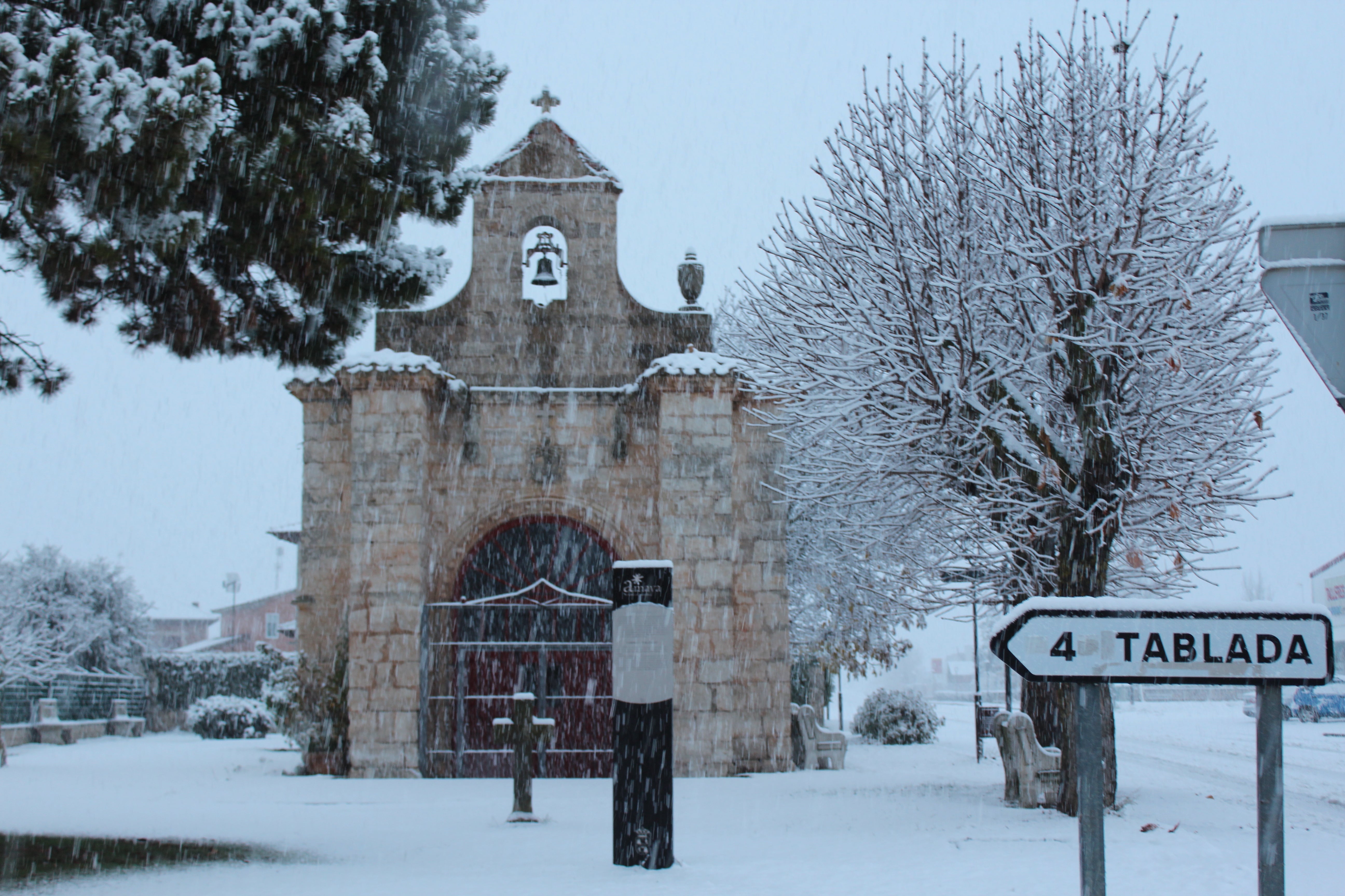 Fotos: La nieve se extiende por la provincia de Burgos