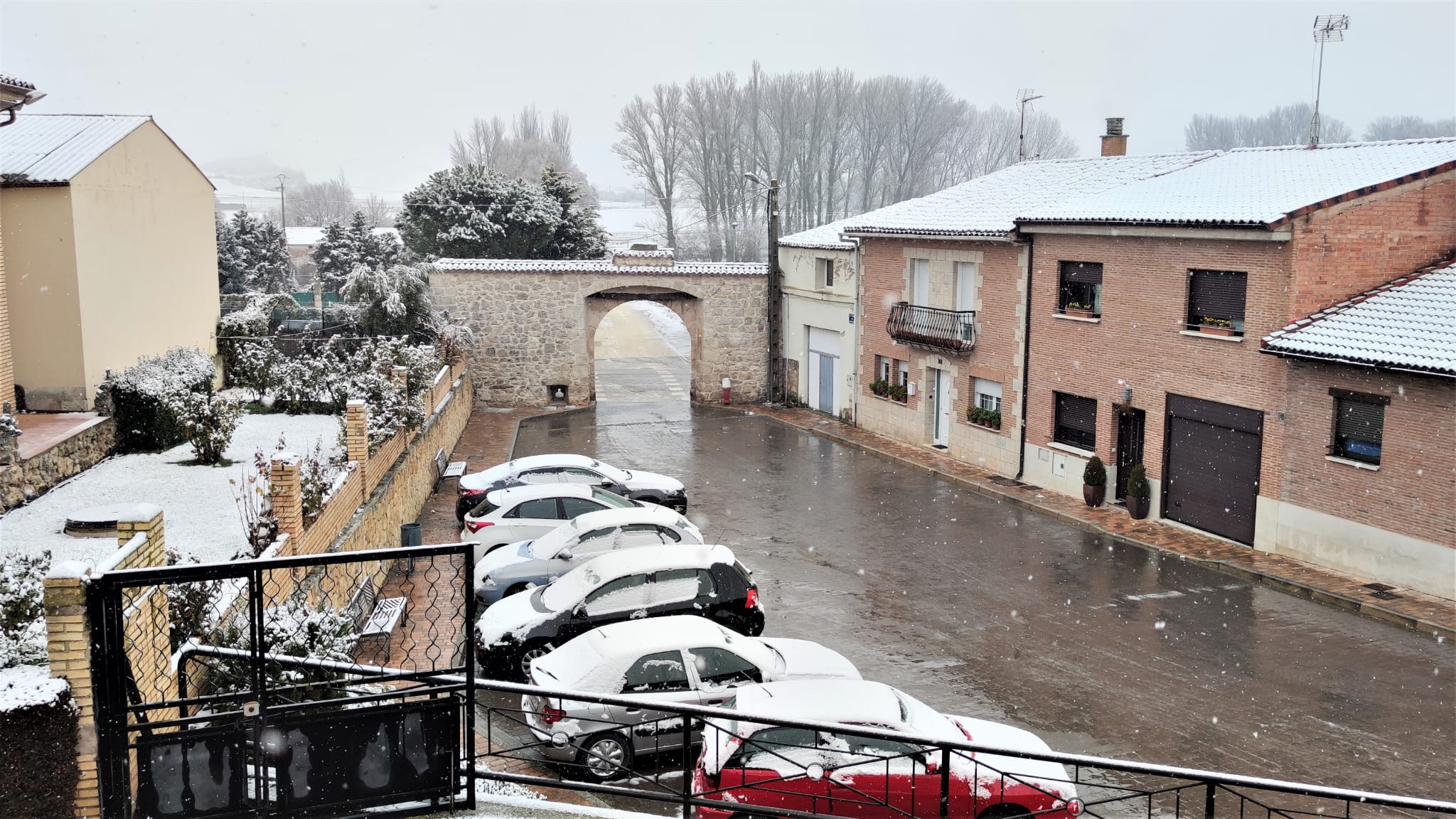 Fotos: La nieve se extiende por la provincia de Burgos