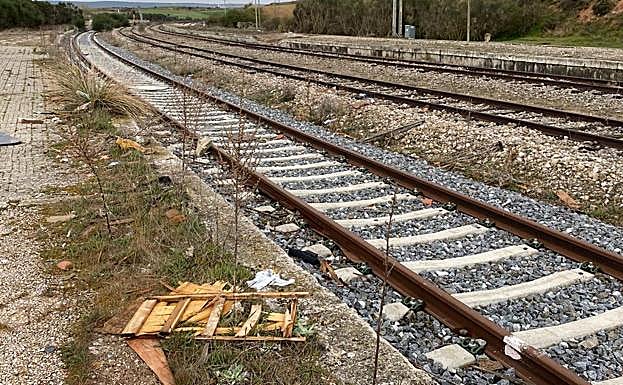 Imagen principal - Estado de la estación de tren de Lerma. 