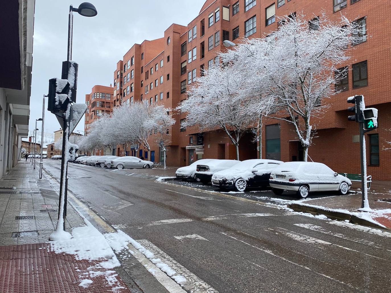 Fotos: La nieve aprovecha la noche para cubrir la provincia