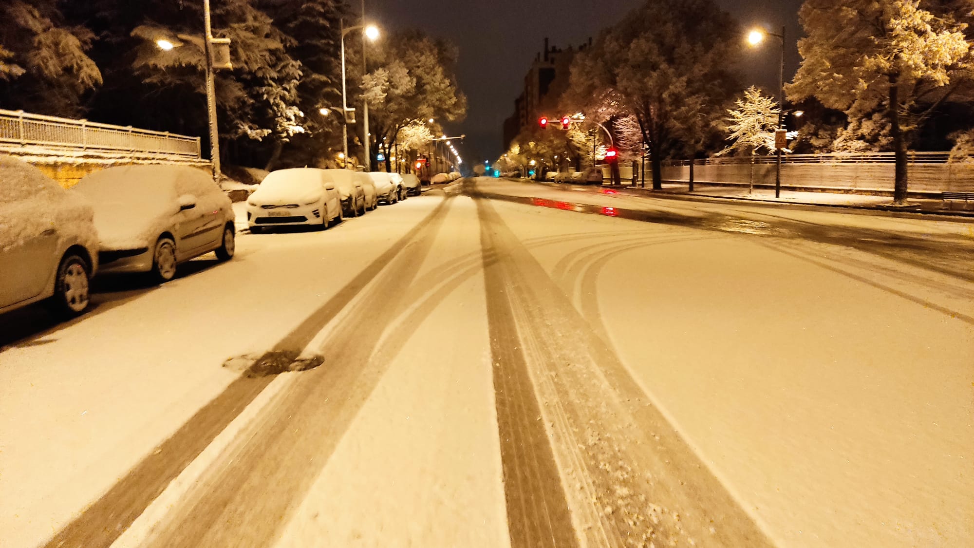 Fotos: La nieve aprovecha la noche para cubrir la provincia