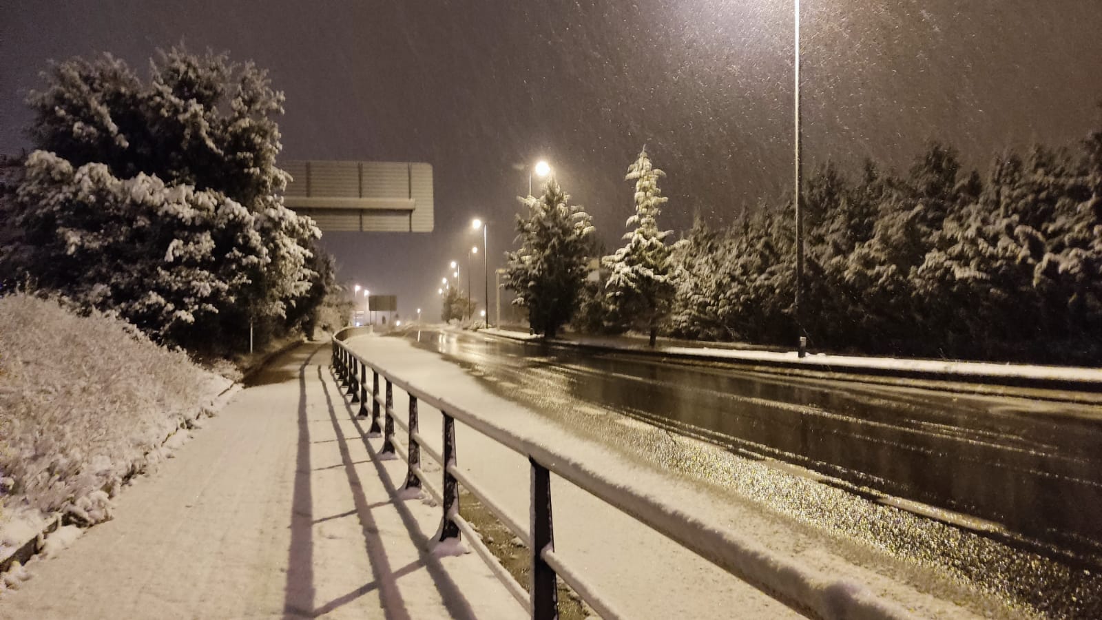 Fotos: La nieve aprovecha la noche para cubrir la provincia