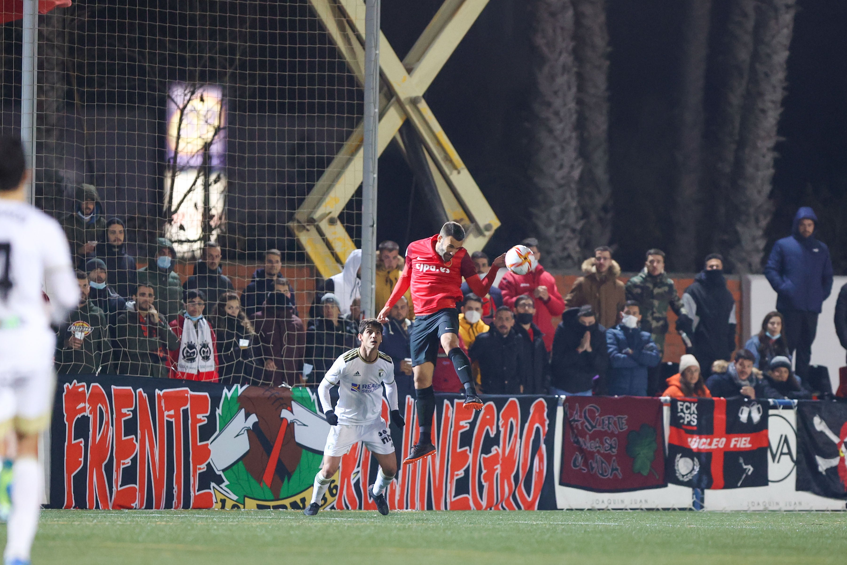 El Burgos celebra el gol de la clasificación