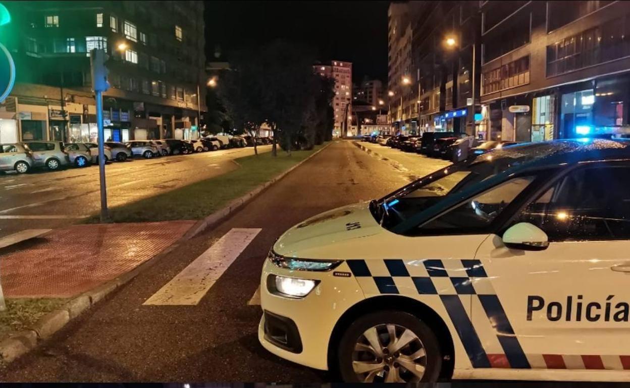 Vehículo de la Policia Local de Burgos.