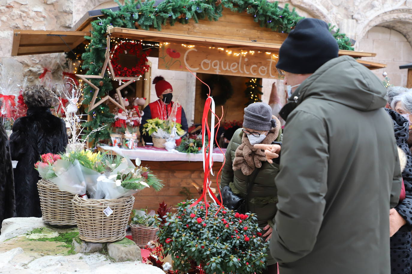 Fotos: Feria de Navidad de los floristas de Burgos