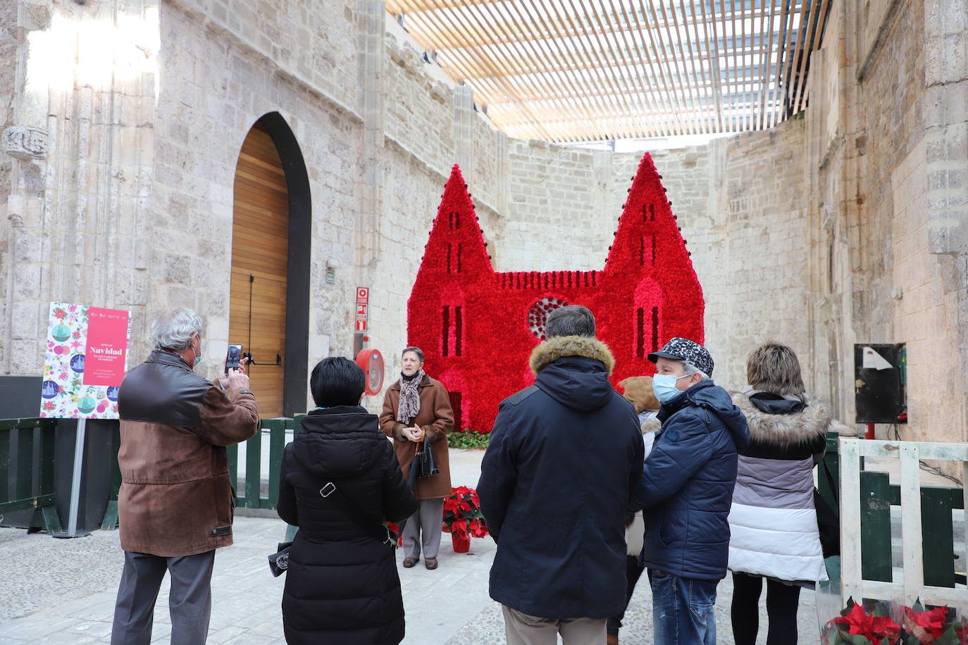 Fotos: Feria de Navidad de los floristas de Burgos