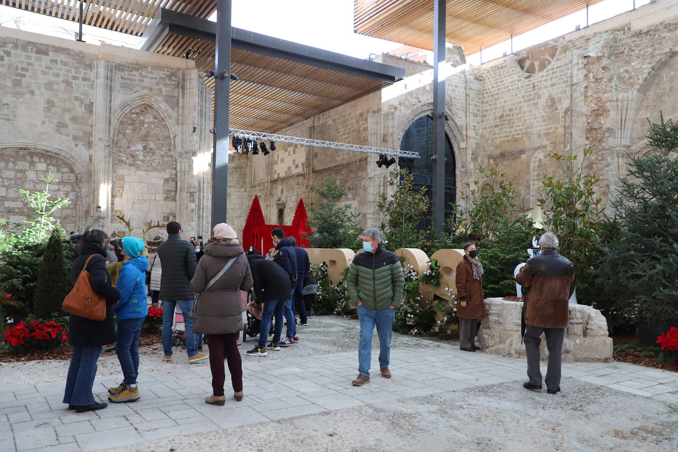 Fotos: Feria de Navidad de los floristas de Burgos