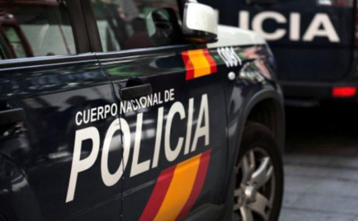 Vehículo de la Policía Nacional.