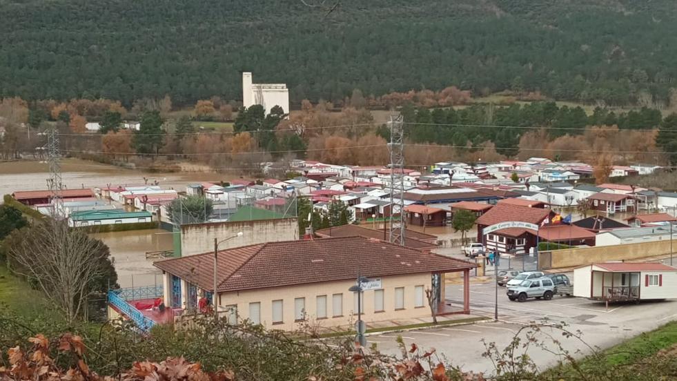 El agua se retira de Las Merindades y Miranda