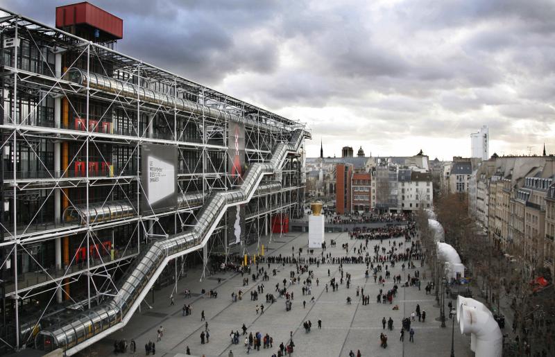 Imagen secundaria 1 - La T4 del aeropuerto de Barajas, el Museo Pompidou de París y el Tribunal Europeo para los Derechos Humanos de Estrasburgo 