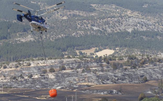 El 11,5% del Parque Natural Sabinares del Arlanza se ha visto afectado por el incendio