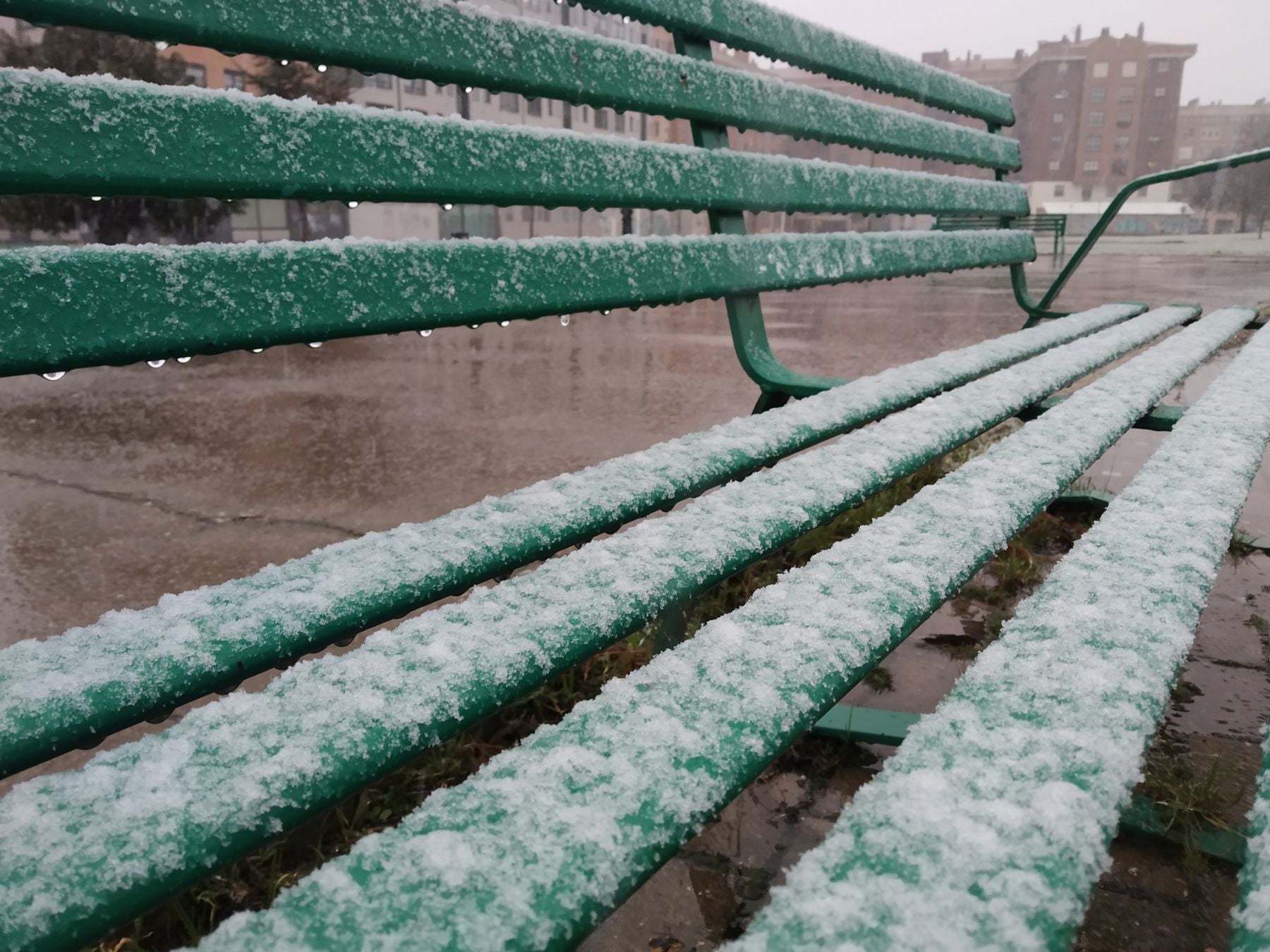 Fotos: Primera nevada del año en Burgos