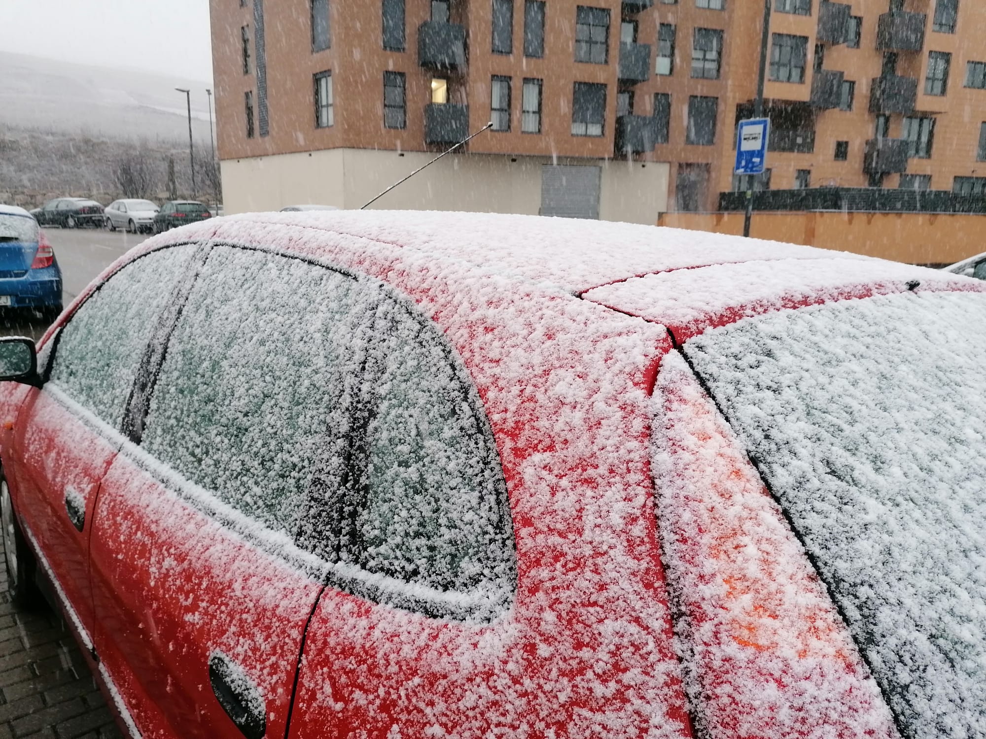 Fotos: Primera nevada del año en Burgos