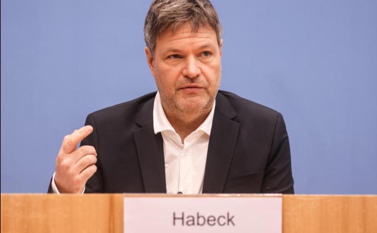 El ministro alemán de Economía y Protección del Clima, Robert Habeck.